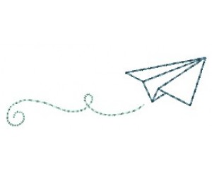 Stickdatei - Papierflieger